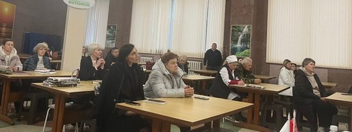 Встреча трудового коллектива УП «КОМБИНАТ ПИТАНИЯ «ВИТАМИН» с председателем Заводского районного отделения партии «Белая Русь»